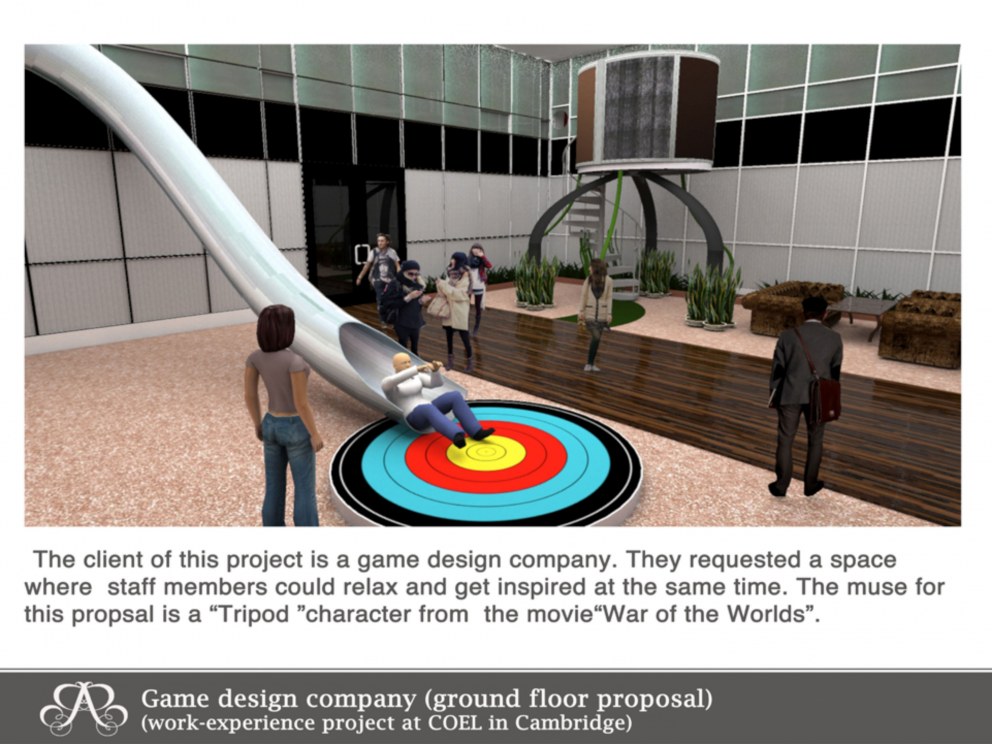 Game design company | Staff Area  | Interior Designers